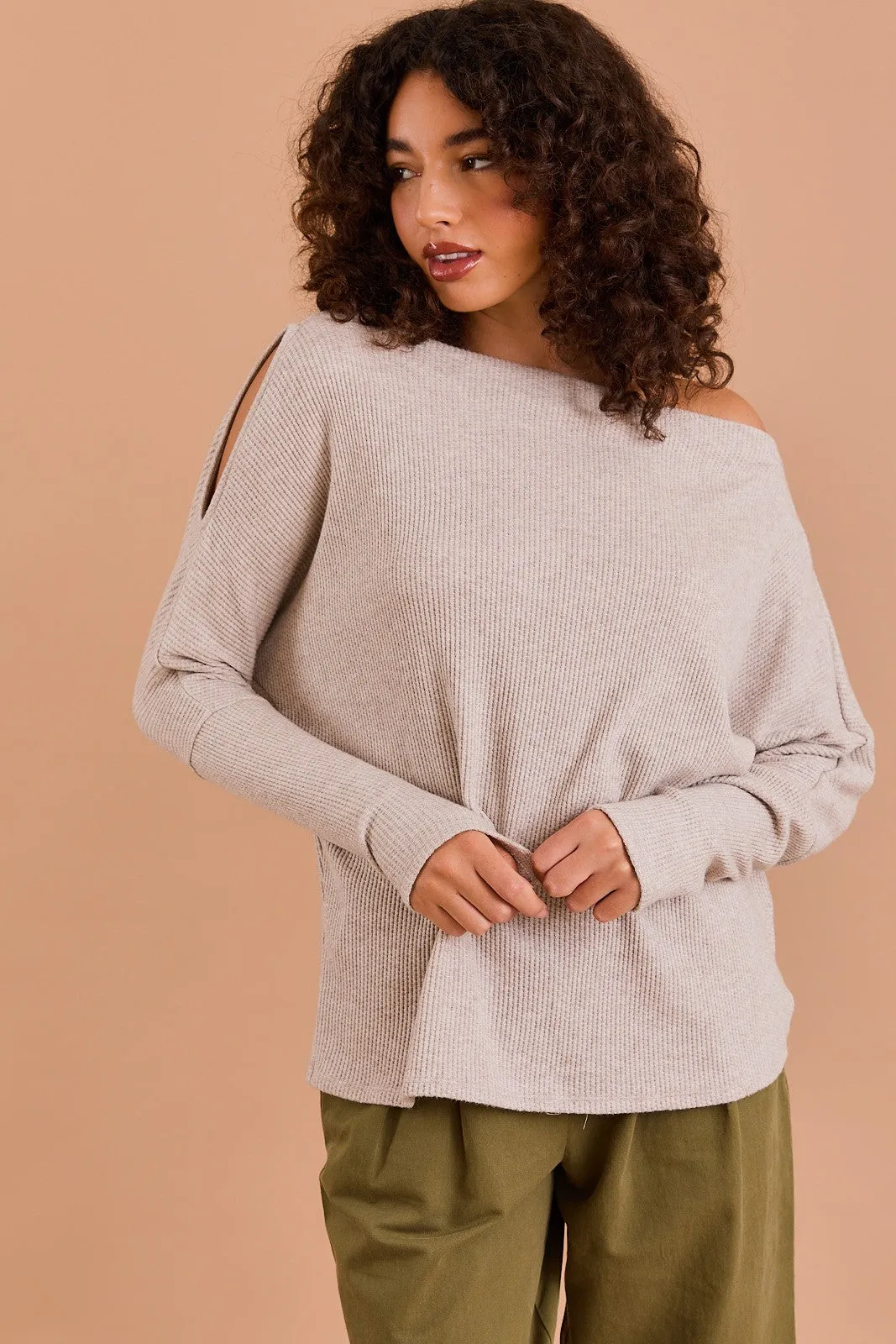 Pebble Oasis Shoulder Cut-Out Top