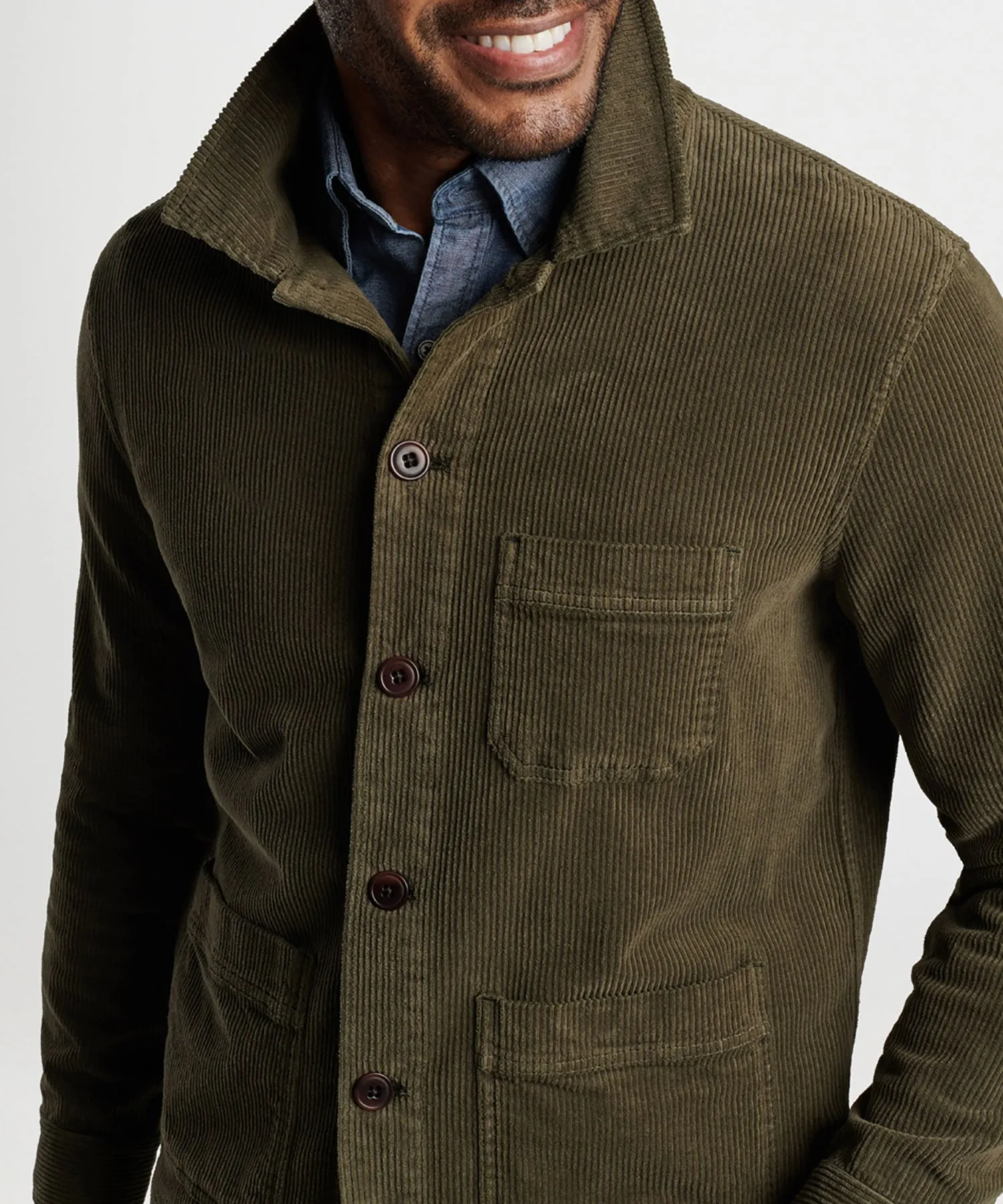 Peter Millar Corduroy Chore Coat