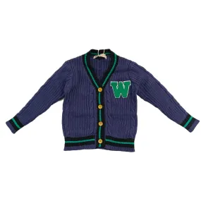 Phil And Phoebe Drake Navy Cardigan