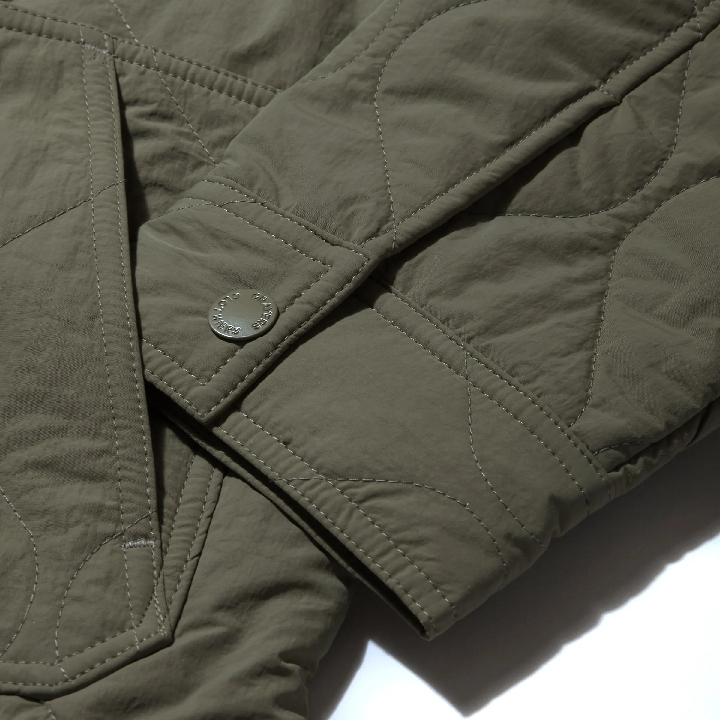 Putnam Quilted Chore Jacket - Olive