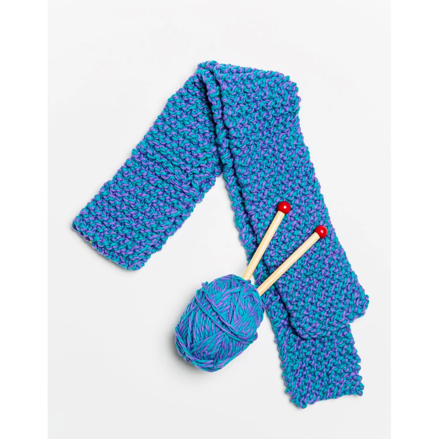 Quick-to-Knit Scarf Kit for Beginners 643