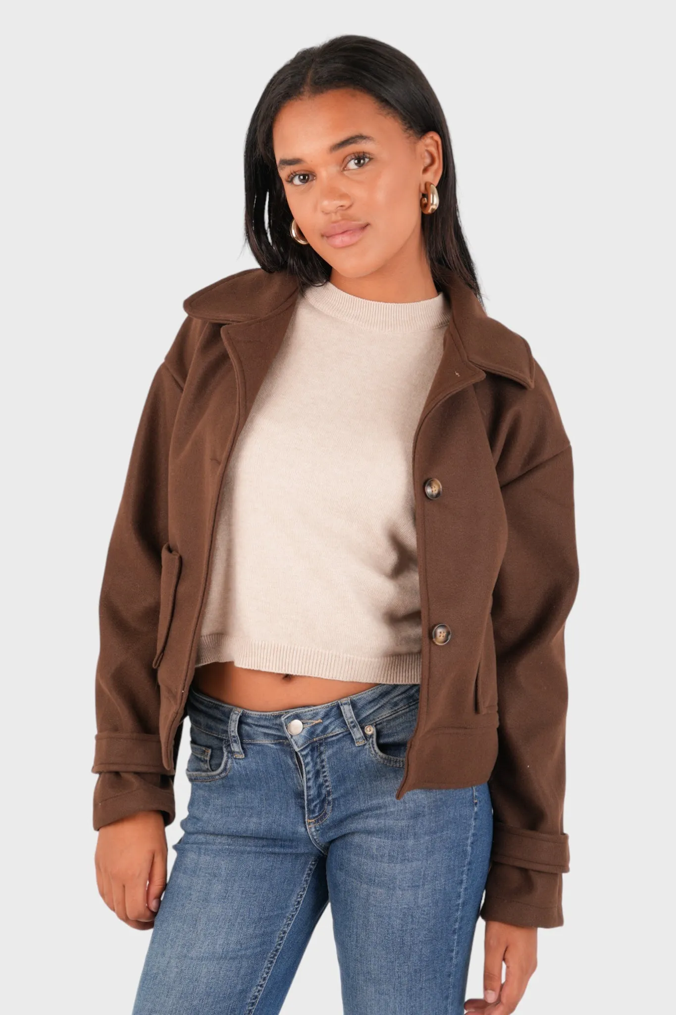 "Copenhagen" coat brown