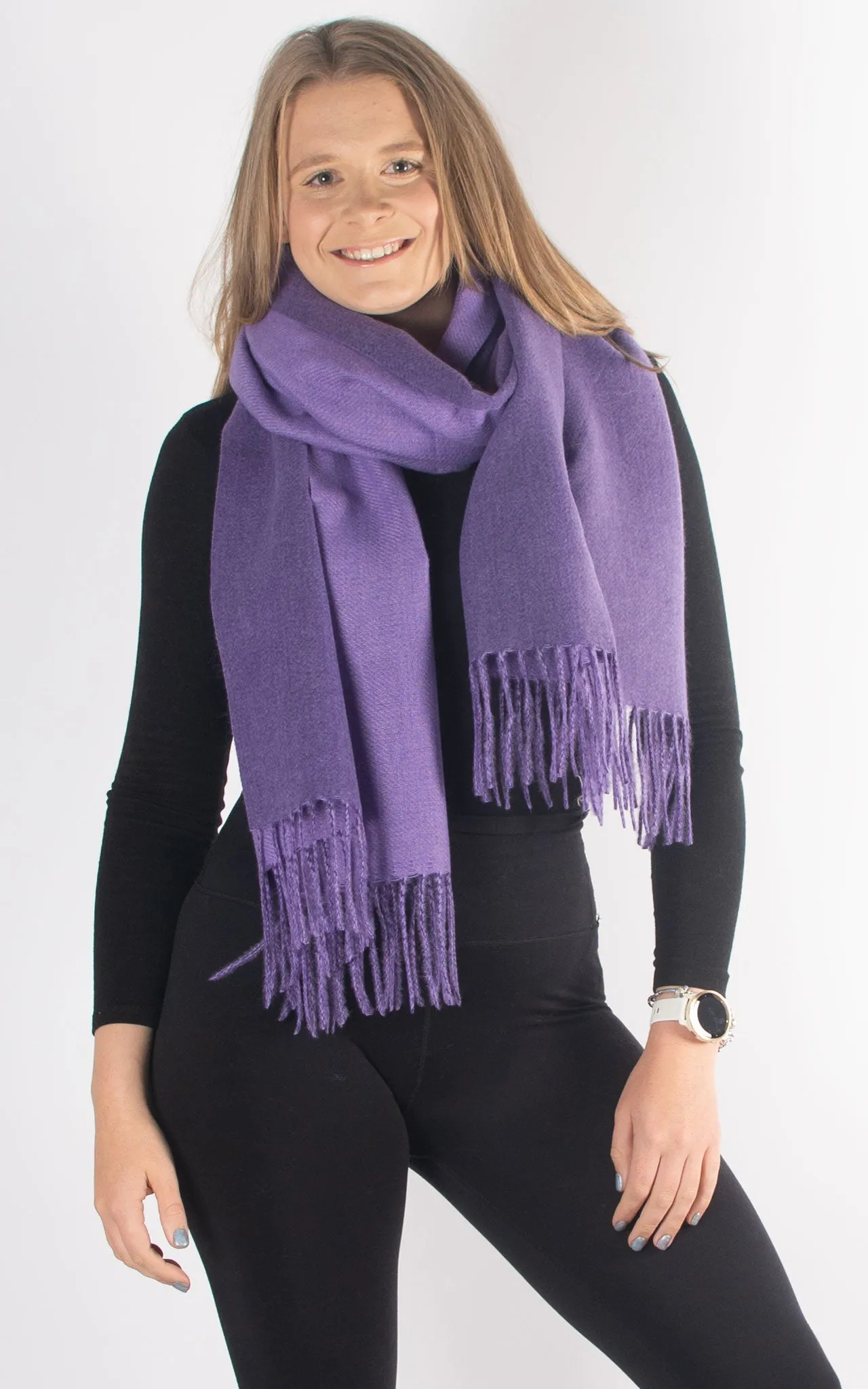 Reversible Winter Scarf | Purple