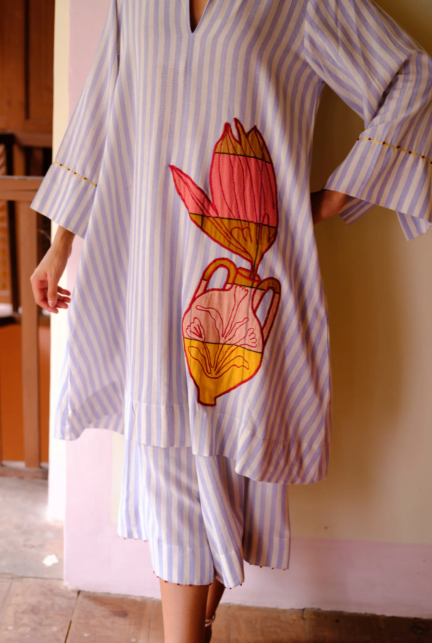 Rosella Handwoven Kurta