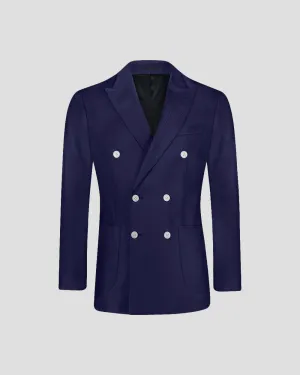 SG Double Breasted Blazer – Navy   Ivory Buttons