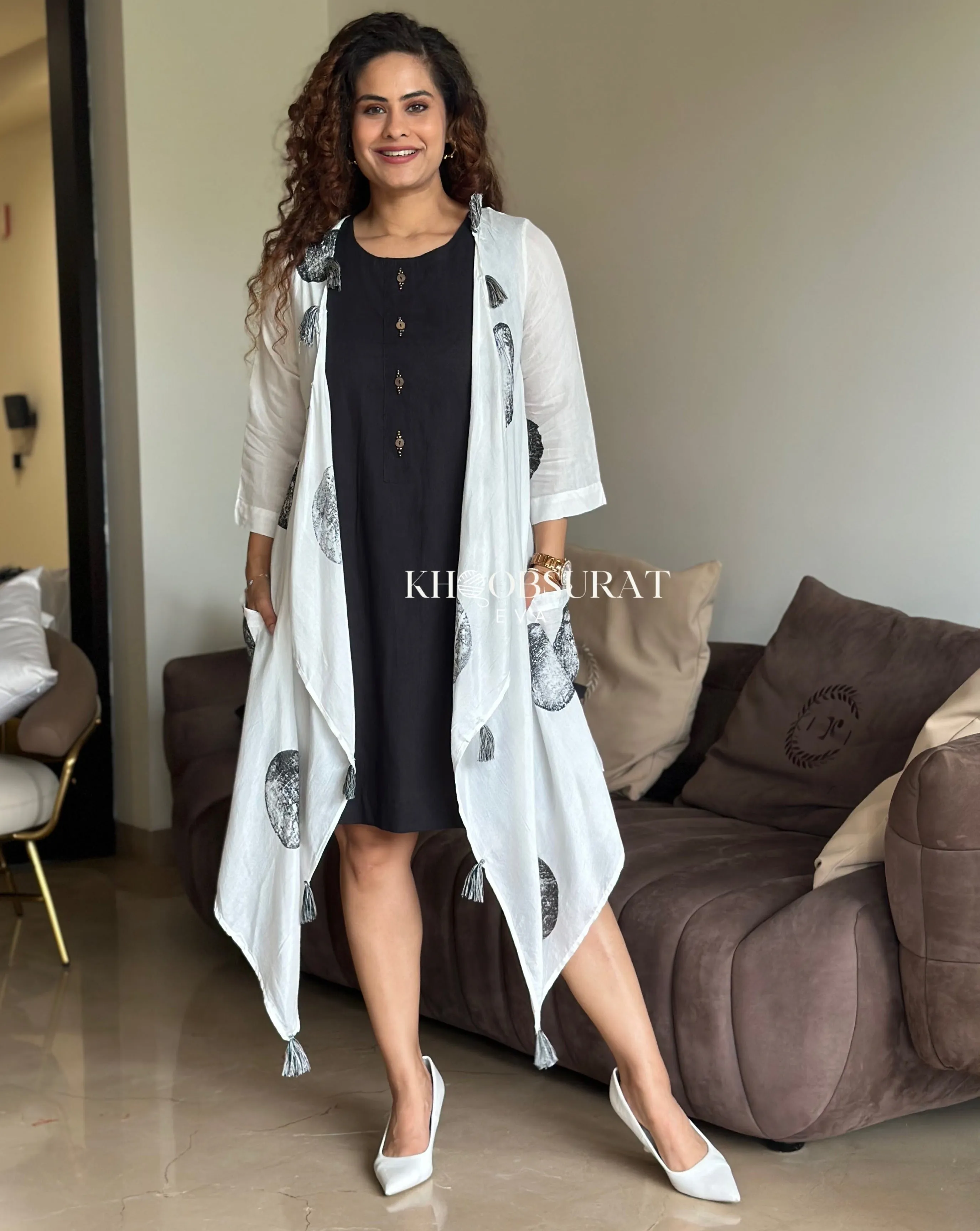 Shein Black Jacket Dress