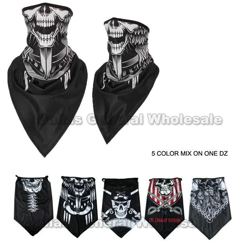 Skull Design Half Face Masks Balaclavas Wholesale