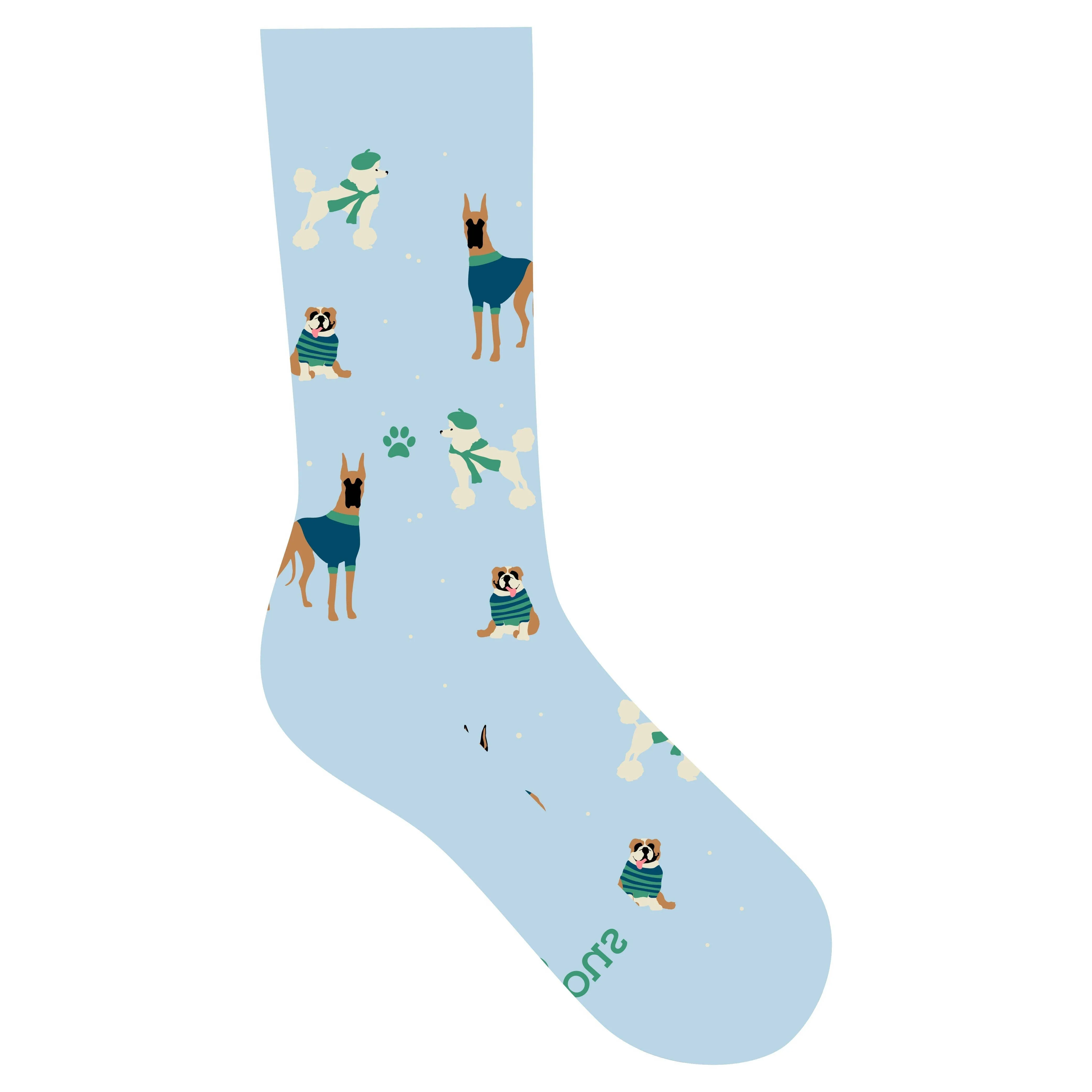 Socks that Save Dogs (Blue Dogs) - Small