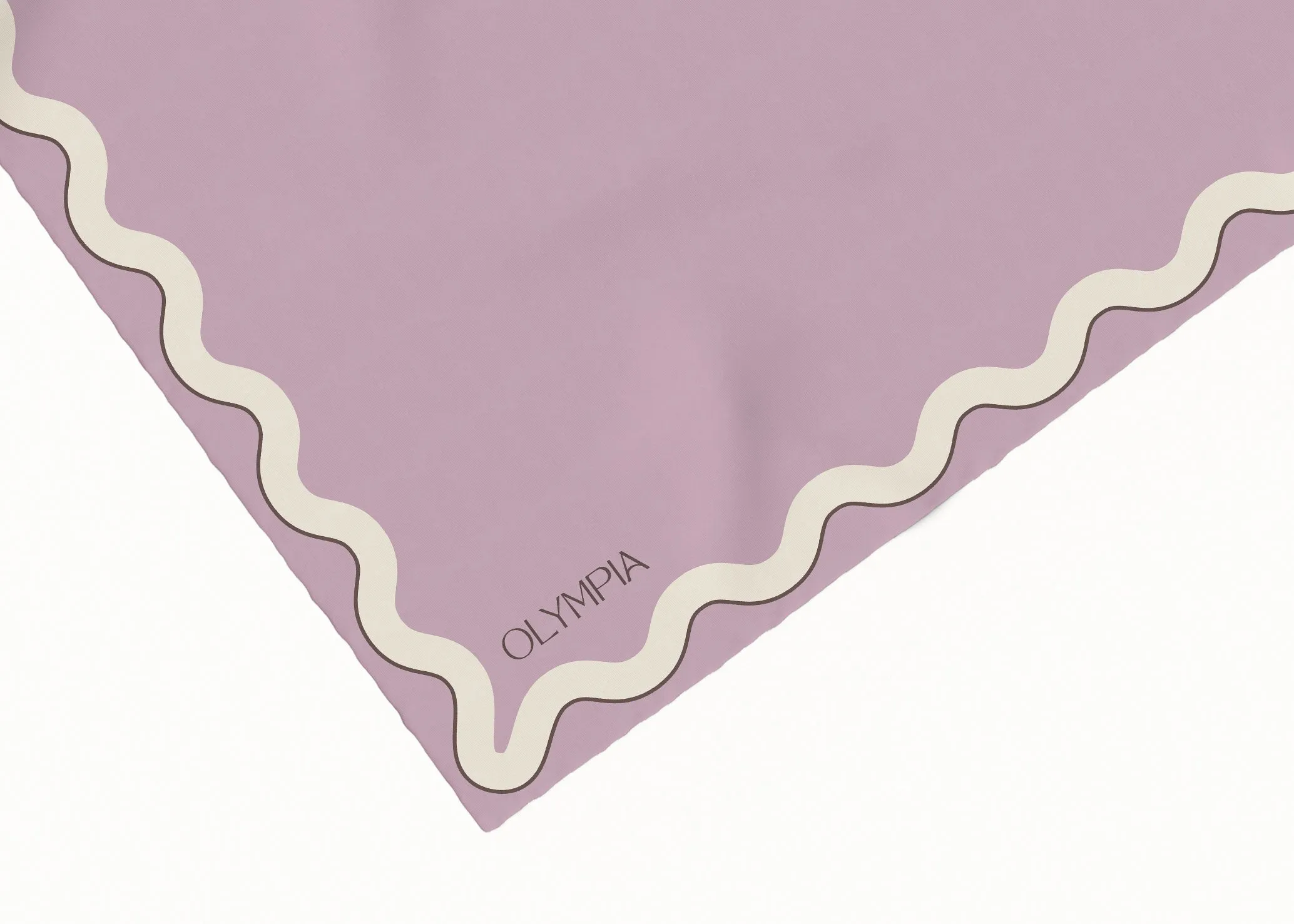 Sophie Dusky Lilac Silk Cotton Scarf - 54x54cm