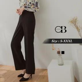 STRETCHABLE STRAIGHT CUT PANTS