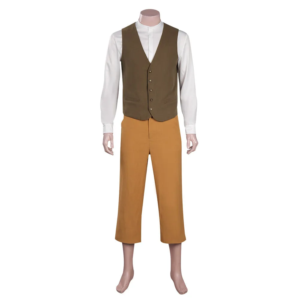 The Hobbit Bilbo Baggins Outfits Cosplay Costume Halloween Carnival Suit