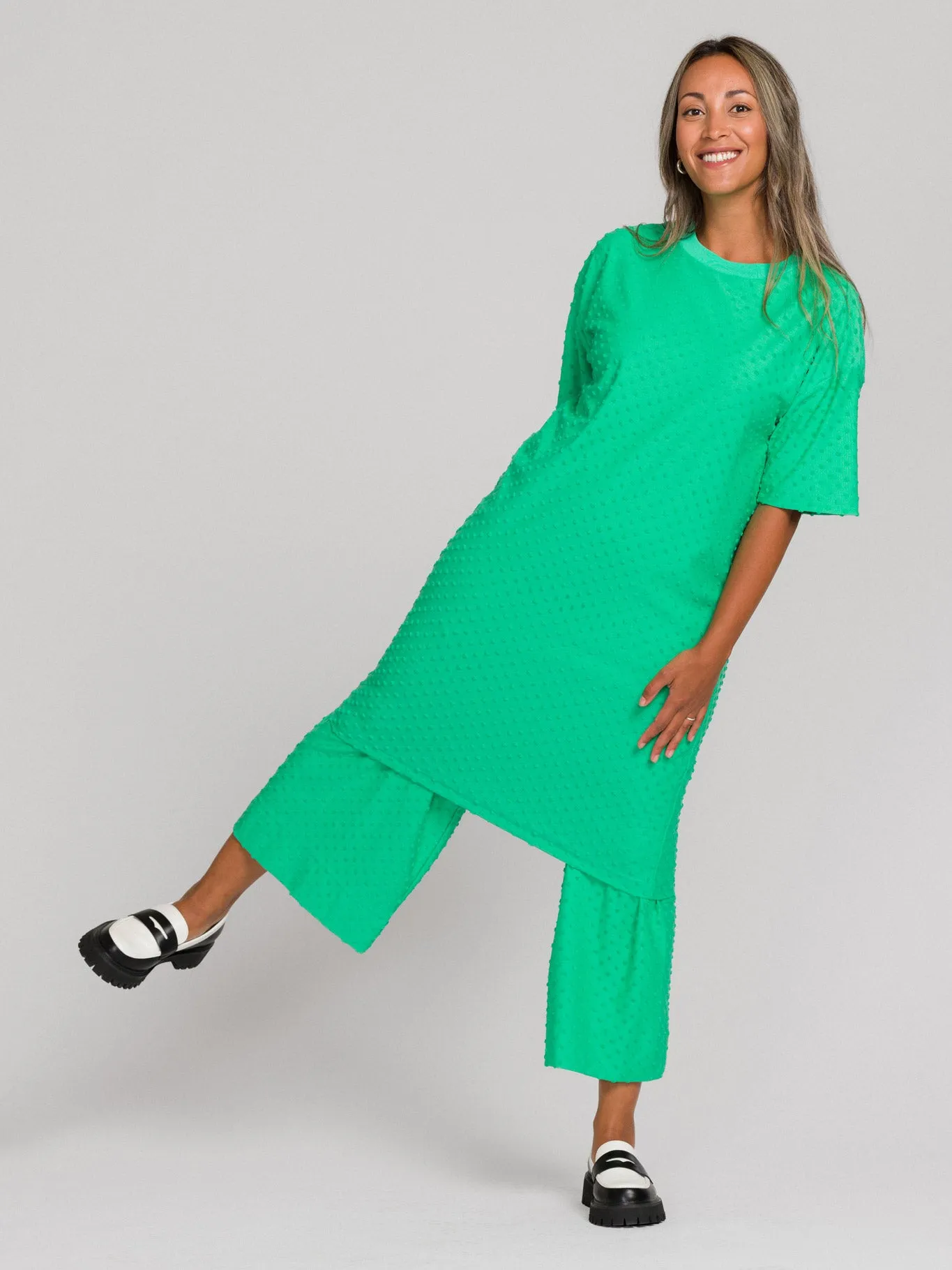 Thora Dress Green Dot