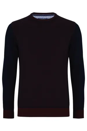 TREVOR WINE CREW NECK