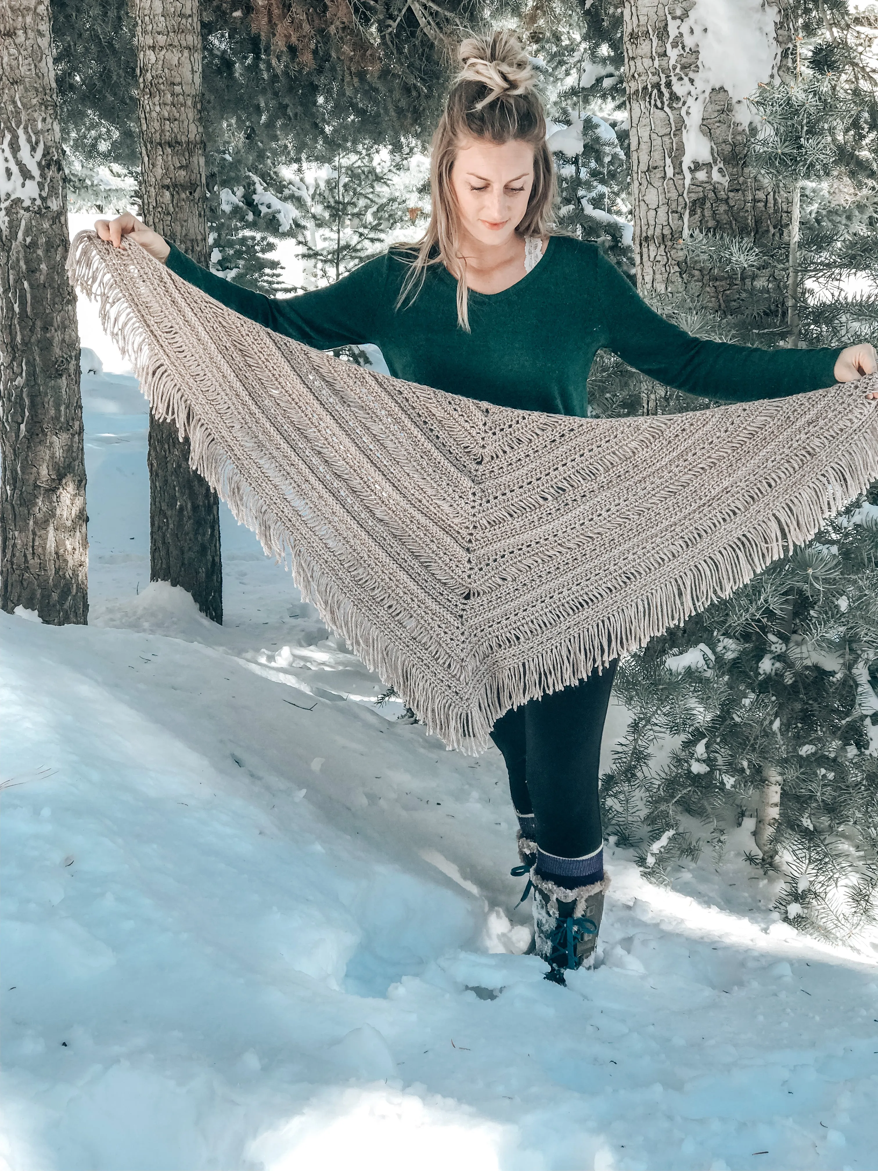 Triangle Wrap Scarf