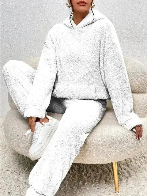 Two-piece Teddy Winter Set Women