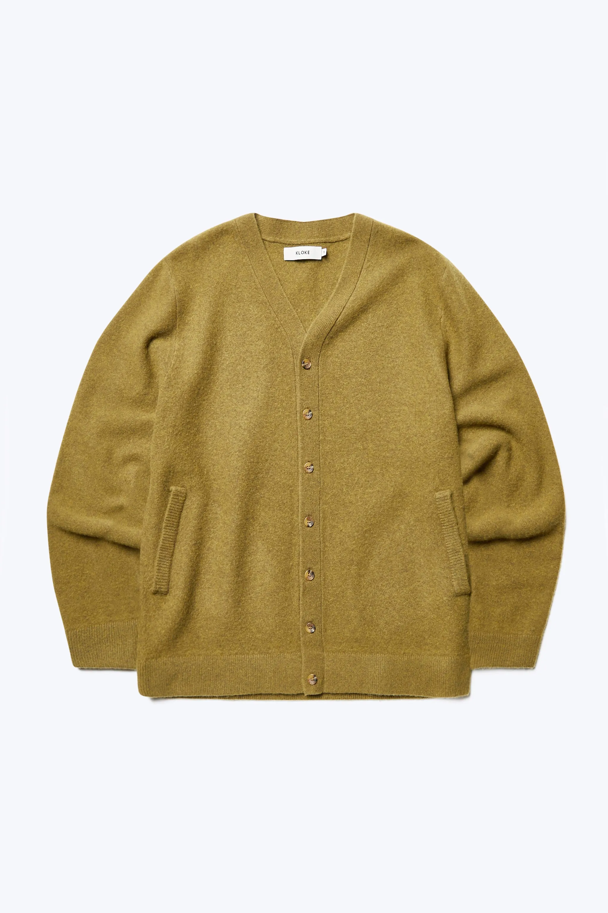 Uplands Cardigan Moss Green