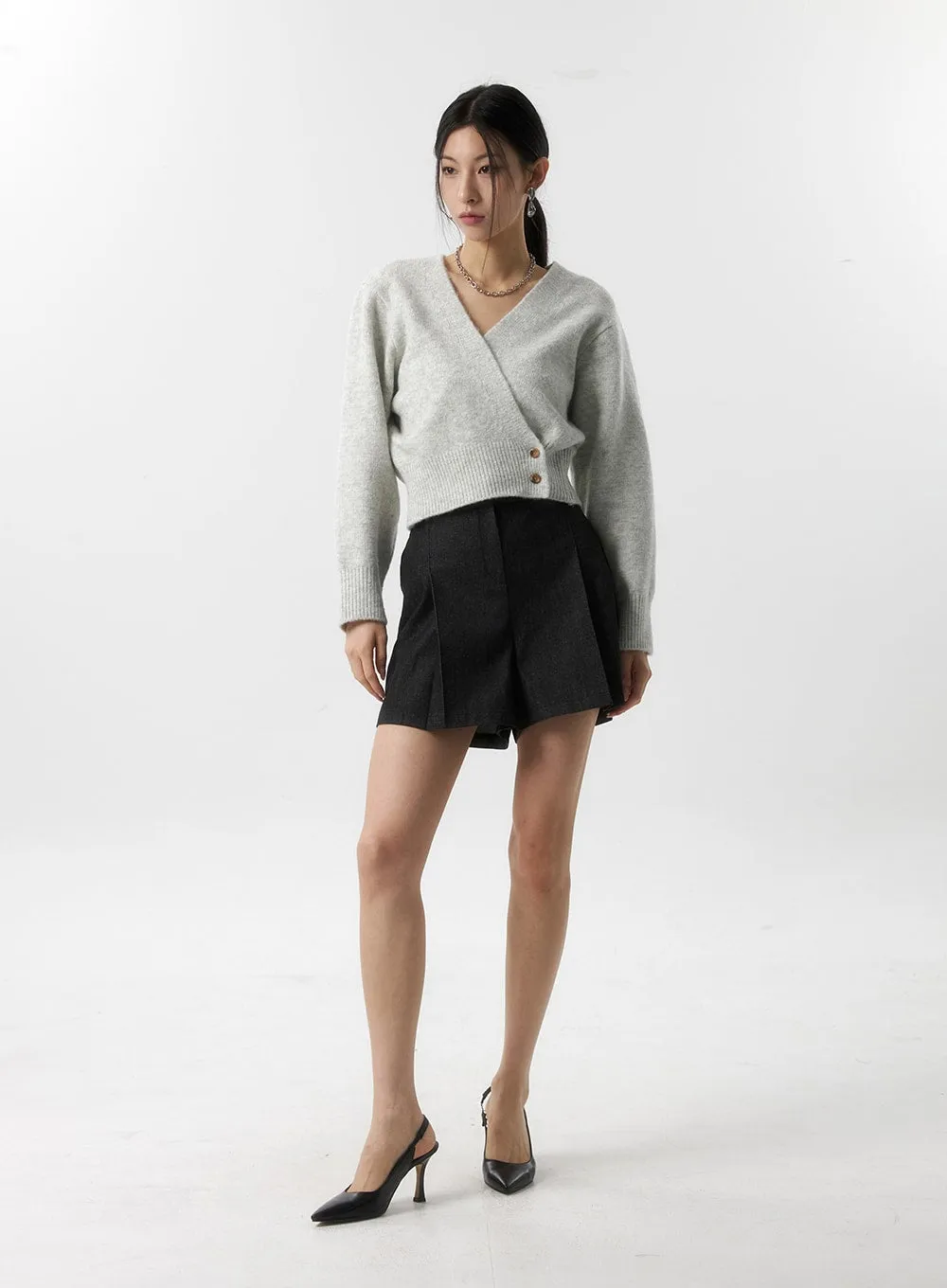 V-Neck Wrap Cardigan IS315