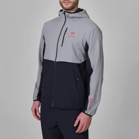 Versatility Tracksuit Jacket - Black/Grey/Red