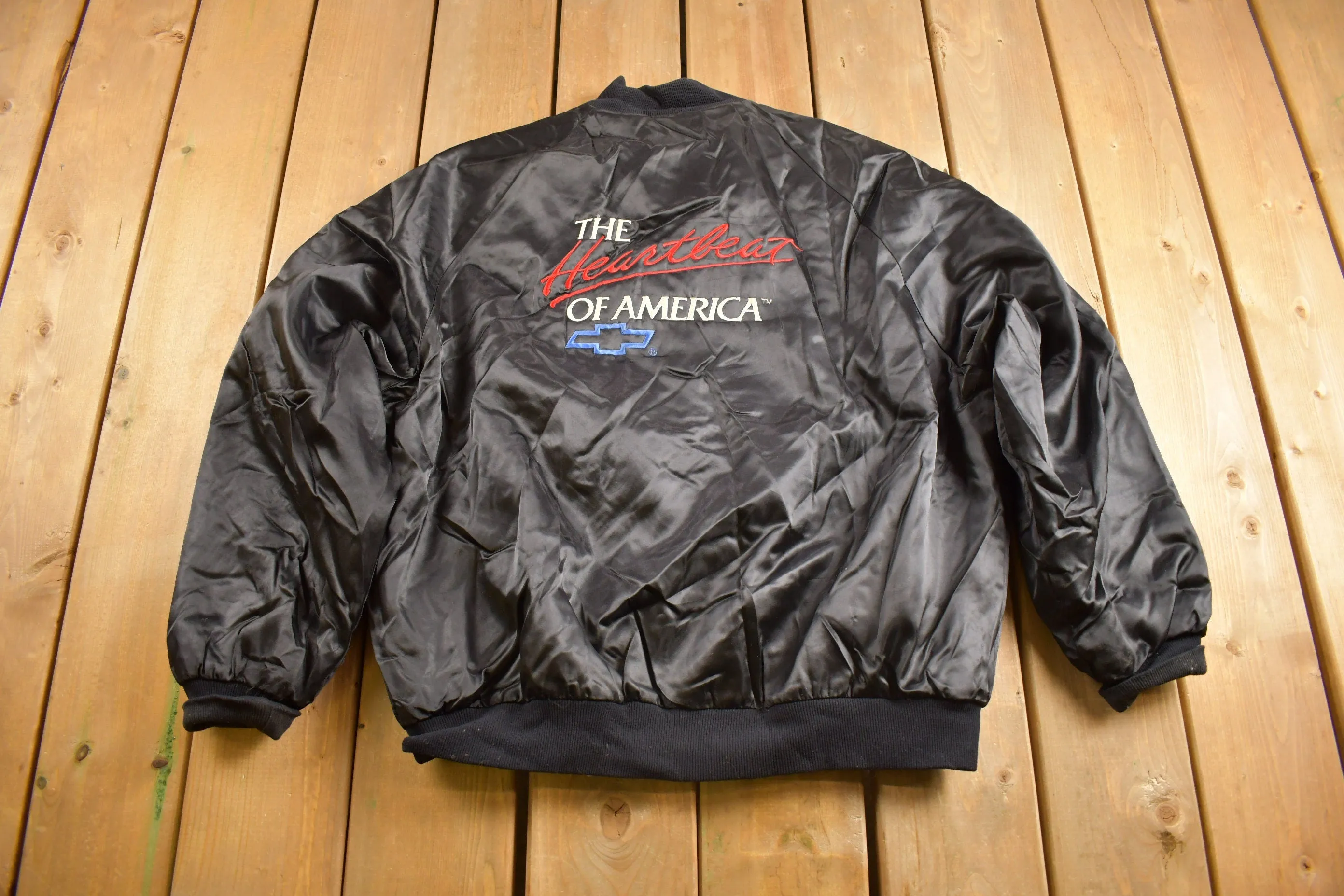 Vintage 1980s "The Heartbeat Of America" Chevrolet Jacket