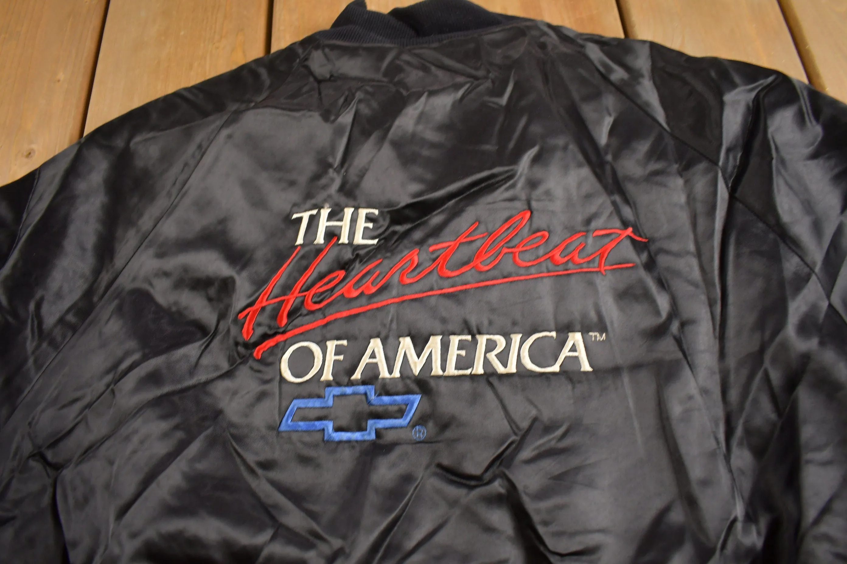 Vintage 1980s "The Heartbeat Of America" Chevrolet Jacket