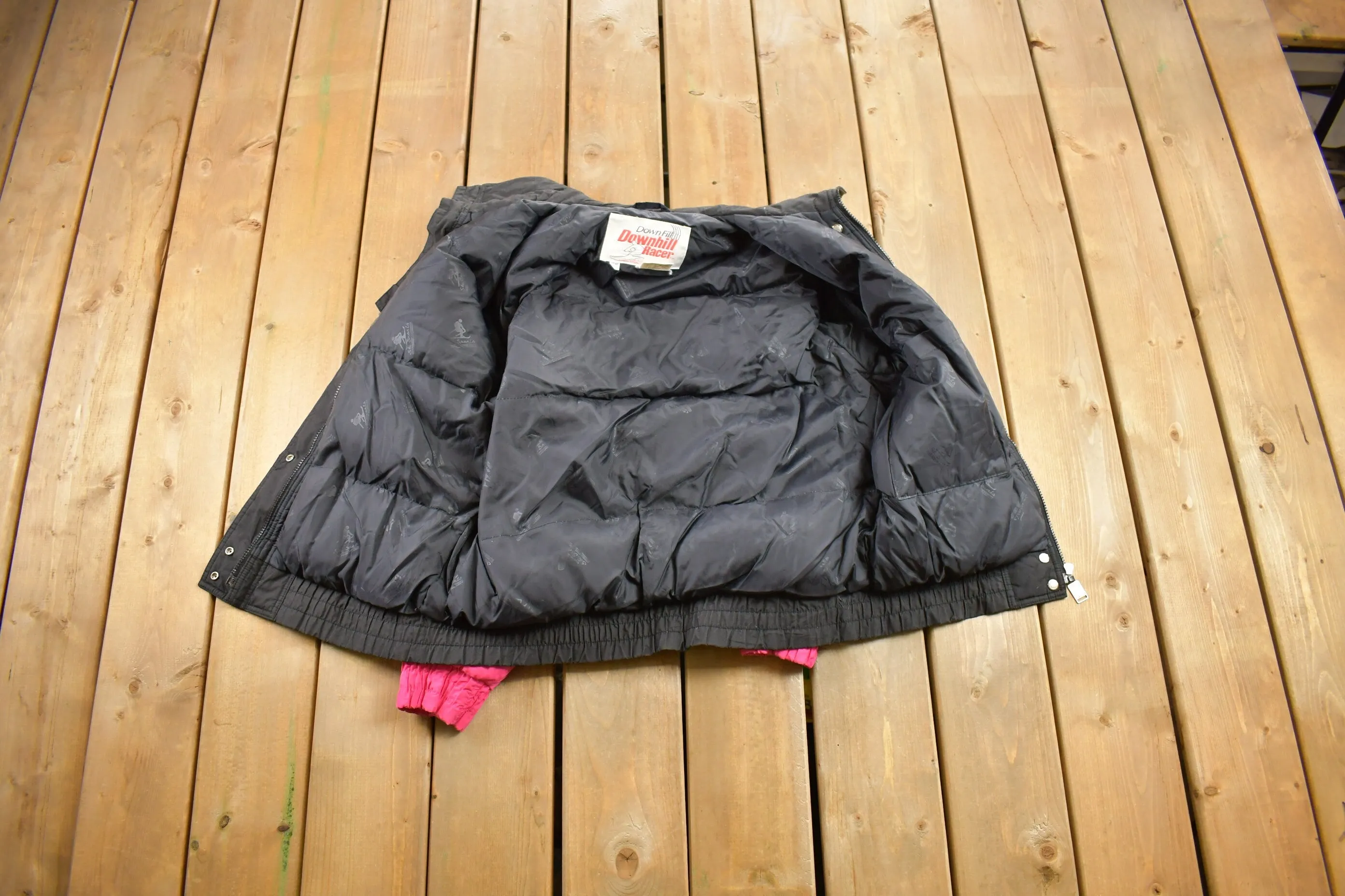 Vintage 1980s Ski Snorls Down Fill Ski Jacket