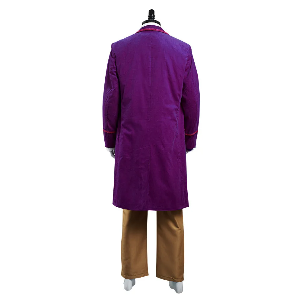 Willy Wonka and the Chocolate Factory 1971 Willy Wonka Outfit Cosplay Costume