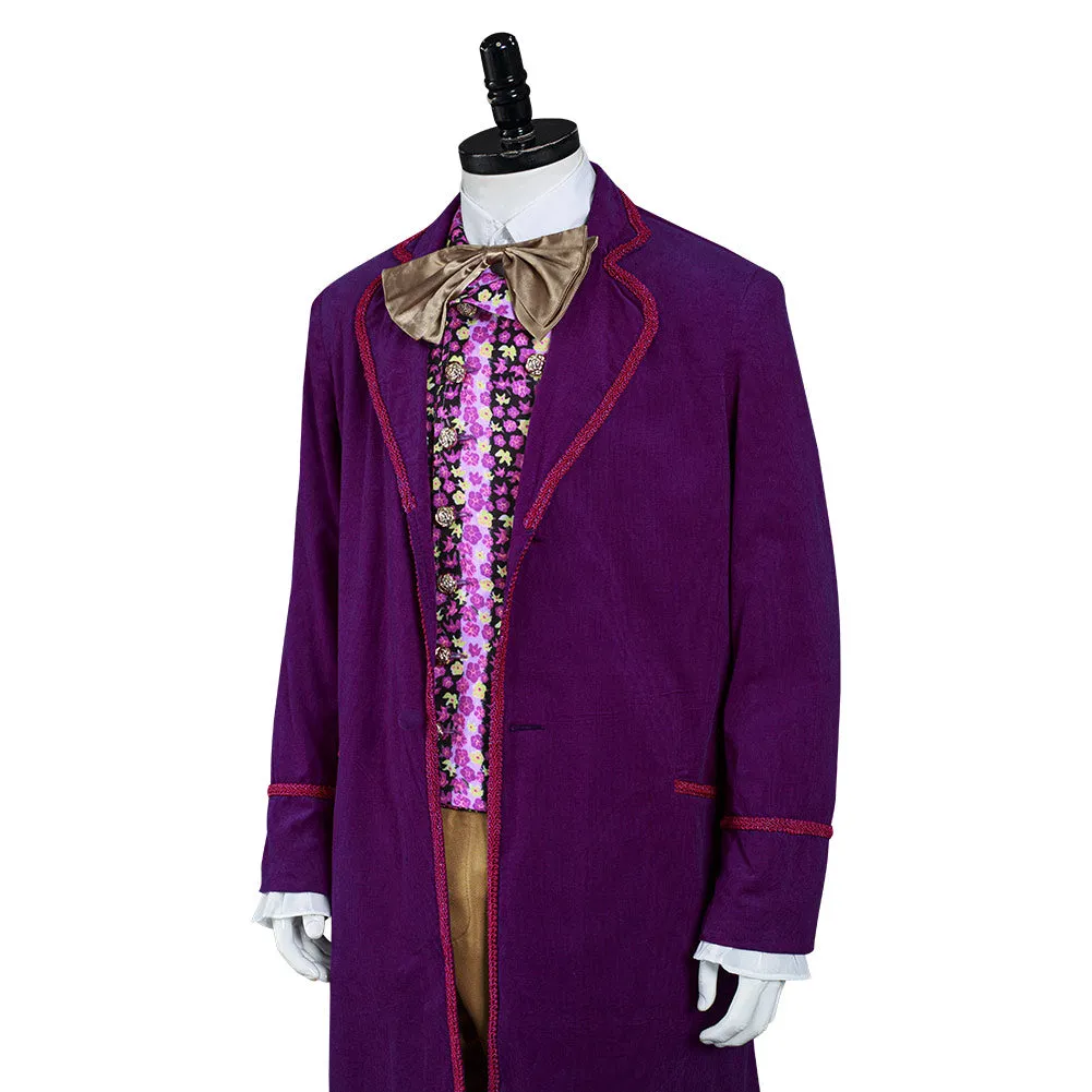 Willy Wonka and the Chocolate Factory 1971 Willy Wonka Outfit Cosplay Costume