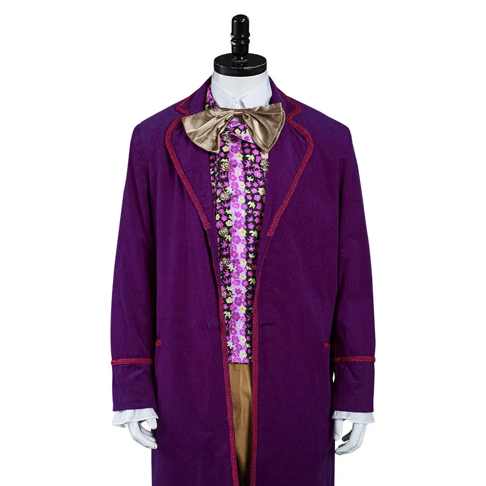 Willy Wonka and the Chocolate Factory 1971 Willy Wonka Outfit Cosplay Costume