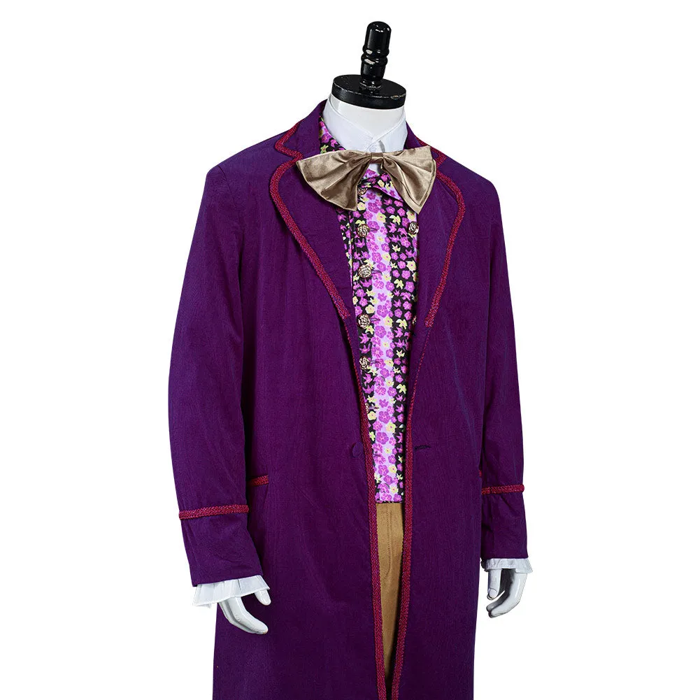 Willy Wonka and the Chocolate Factory 1971 Willy Wonka Outfit Cosplay Costume